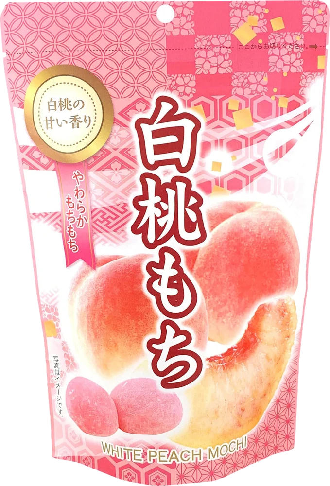 White peach mochi