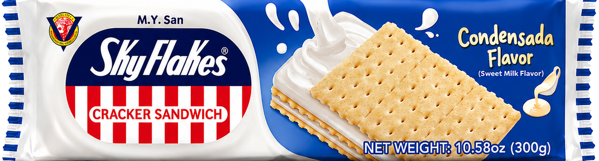SkyFlakes Condensada cracker sandwiches