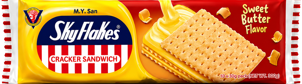 SkyFlakes Sweet Butter cracker sandwiches